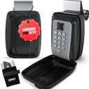 Superlit Car Lock Box - Turo Key Lock Box for Car Window for Rentals & Rideshare, anti-theft Car Device for Vehicles Waterproof Lockbox for Car Keys with RFID Signal Blocker Pouch - Standard