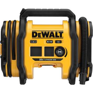 DEWALT Tire Inflator Portable Air Compressor 20V MAX, Car Air Pump with Automatic Shut Off, LED Light, Tool Only (DCC020IB)