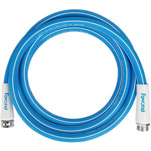 Fevone 12ft Heavy Duty Garden Hose – 5/ 8" ID, Burst 600 PSI, Hybrid Polymer, Drinking Water Safe