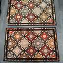 2x3 Rugs for Entryway Small Area Rug Non-Slip Ultra Thin Soft Print Low-Pile Indoor Door Mat Floor Carpet for Entrance, Kitchen, Bedroom, Bathroom