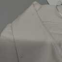 ZEROYAA Men's Fitted Cotton Linen Casual Short Sleeve Button Up Shirts Lightweight Beach Tops with Pocket, L
