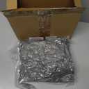 Small Ironing Board Cover 13"x43", RAINHOL Iron Board Replacement Cover and Pad, Thick Felt Padding, Scorch Resistant 100% Cotton, Heat Reflective, Elastic Edge, Grey