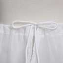 RULTA Girls' 3 Hoops Petticoat A-line Full Slip Flower Crinoline Underskirt. (White)