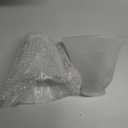 2 Pack Alabaster Glass Shade, Bell Shaped Light Fixture Replacement Globe or Cover with 2-1/8-Inch Fitter for Ceiling Fan Light Chandelier Wall Sconce, G0009