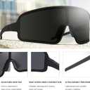 MAXJULI Kids Polarized Sunglasses for Boys and Girls,Outdoor Baseball Sports Cycling UV400 Protection 7705