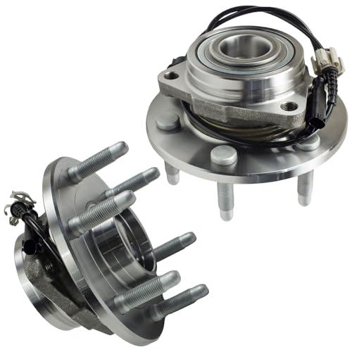 Saitourne 515096 Front Wheel Bearing Hub Assembly for Cadillac Escalade ESV 2007-2014, Chevrolet Avalanche Suburban Silverado 1500 Tahoe 2007-2013, GMC Yukon XL Sierra 1500 2007-2014