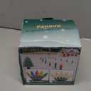 Fanovo 25.7ft Christmas Pathway Lights Outdoor with C9 Strawberry 20 LED Bulbs, Multicolor Christmas Walkway String Lights with Stakes for Driveway, Yard, Patio, Connectable & Weatherproof