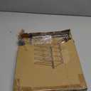 JAQ Pots and Pans Organizer, 13.18 inch Heavy Duty Pot Lids Rack Holder Adjustable Height for Muffin Tins, Baking Sheets, Skillets,Cookware,Bakeware in Cabinets Shelf Countertop Pantry (Sliver)