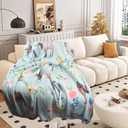 Horse Gift for Women,9pcs Gifts Set for Horse Lovers, Birthday Present with Throw Blanket,Coffee Mugs,Novelty Socks,Make up Bag,Stickers