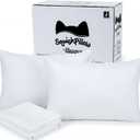 SquishPillow by Original Squishmallows - Standard Size Bed Pillow 2-Pack (Medium Density) - Pillowcases Included