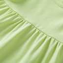 pureborn Toddler Girls Sleeveless Summer Dresses 1-8 Years (Green)