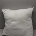 Hypoallergenic 100% Virgin Fiber Square Form Microfiber Throw Pillow Inserts, Couch Bed Pillows 45x45 cm, 18x18 Inch