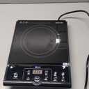 Mueller RapidTherm Portable Induction Cooktop Hot Plate Countertop Burner 1800W, 8 Temp Levels, Timer, Auto-Shut-Off, Touch Panel, LED Display, Auto Pot Detection, Child Safety Lock, 4 Preset Programs