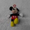 Mickey Mouse 6" Plush Zipper Pull  Soft Toy Clip Accessory for Bags and Backpacks