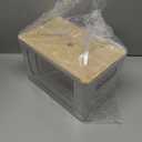 Under Sink Organizer,Plastic Bag Holder Dispenser,Stackable Pantry Laundry Room Home Organization,Bamboo Lid Potatoes Onions Storage Container for Kitchen,Set of 3 for 13/30/33 Gallon Bags