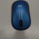 Logitech M185 Wireless Mouse, 2.4GHz with USB Mini Receiver, 12-Month Battery Life, 1000 DPI Optical Tracking, Ambidextrous, Compatible with PC, Mac, Laptop - Blue