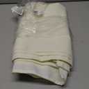 H.VERSAILTEX Linen Textured Table Cloths Rectangle 60 x 120 Inch Premium Solid Tablecloth Spill-Proof Waterproof Table Cover for Dining Buffet Feature Extra Soft and Thick Fabric Wrinkle Free, Ivory