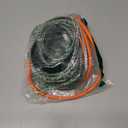 Ucreative 1/4 Inch x 50 Feet Synthetic Winch Rope 10,000LBs Line Cable with Reinforced Hook and Stopper for ATV UTV (Gray)