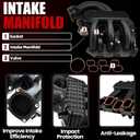 MITZONE Intake Manifold Compatible with Nissan Frontier Xterra 2005-2021 NV1500 NV2500 NV3500 2012-2021 Pathfinder 2005-2012 4.0L V6 14010EA200 14010EA21A