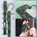 BENTOBEN Magnetic for iPhone 17 Pro Max Case, Cute Wavy [Full Camera Protection][Compatible with MagSafe] Matte Anti-Slip Bumper Women Girls Boys Protective Cover for 17 ProMax 6.9", Deep Green