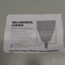 Adhesive Blackout Curtains - No Drilling, No Rod, Easy to Install, for Window Blinds,Bedroom(Black 47 * 59in-1P)