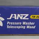 JANZ 24 FT Pressure Washer Telescoping Wand with Extension Wands
Gutter Cleaner Attachment, 7 Spray Nozzle Tips, 2 Hose Inlet Adapters, Pivoting Coupler and Support Harness