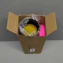 Skylety 12 Sets/24 Pcs Teacher Appreciation Gift Bulk Include 12 Pcs 24 oz Reusable Pencil Plastic Coffee Cup with Lids Straws Teacher Appreciation Week Gifts with 12 Glitter Keychains