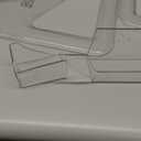 BESPORTBLE Acrylic Display Riser Transparent Organizer for Medals Coins Collectibles Multifunctional Storage Stand for Home Office Retail Spaces