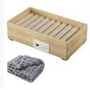 Solid Wood & Safe Heating: Solid Wood Fits American Decor. Mica Heating Plate Adopts New Energy Vehicle Battery Insulation Material, Has Passed UL 1278 & FCC Test Reports, and Features Double Insulation Plus Overheat Protection. Smart Thermostat Wit