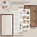 12 Opening 4x6 Collage Picture Frames Set of 2, Rustic Brown Multiple Frames for Displaying 6x4 Photos with Mat, 16X28 -2 Pack