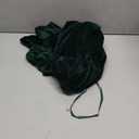 BIGXIAN Long Hooded Cloak Velvet Cape Witch Costume Halloween Costumes for Women Men (Medium, Dark Green)