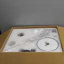 42 inch Ceiling Fans with Lights, Modern Ceiling Fan with Remote Control App, DC Motor Quiet, 3CCT Dimmable Memory, Led Sloped Flat Ceiling Fan with Light for Bedroom Indoor&Outdoor Patio White