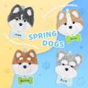 MOREJMTT Punch Needle kit-4 Embroidery kit for Beginners,Punch Needle Kits Adults Beginner,Needles, Curved Scissors, a Tool Storage Box, Easy-to-Follow Instructions, and Tutorial Videos-4 Dog