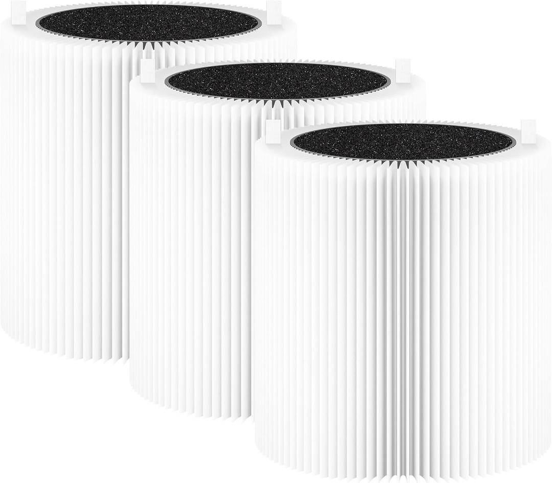 Improvedhand Blue Pure 311 Auto Replacement Filter Compatible with Blue Pure 311 Auto Air Purifier, 2 in 1 Systems, True HEPA Filter and Activated Carbon, Pack of 3