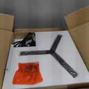 Gadroad Round End Table with Charging Station, USB Ports, Wood Tabletop & Black Metal Frame, 2-Tier Side Table for Living Room, Bedroom, Brown 15.7 * 15.7 * 23.0inches