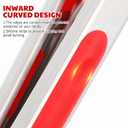 Amosfun 3pcs Christmas Food Tongs with Silicone Tips Stainless Steel Cooking Utensils for Buffet Bbq Salad Meat Serving Comfortable to Clean