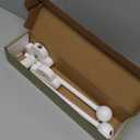 Wooden Baby Crib Mobile Arm 27.17 Inches Cloud Design Adjustable Baby Mobile Hanger for Crib Cot Bed Bassinet Wind Chimes Bed Bell Nursery(White)