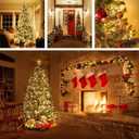 Christmas Lights 100ft 300 LEDs, 8 Modes, Warm White, Indoor Outdoor Plug-in Fairy Lights for Christmas Tree, Bedroom, Classroom Decor Outdoor Decor,Christmas Decorations (Warm Color, 100FT)