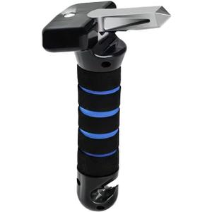 Portable Car Door Assist Handle for Elderly and Disabled with Seatbelt Cutter, Window Breaker, LED Light  Multifunctional Automotive Support Tool.