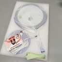 Lighted Makeup Mirror, 3000 mAh Rechargeable Double Sided Magnifying Vanity Mirror with 3 Colors, 1x/10x, 360 Rotation , Brightness Adjustable Magnification Cosmetic Light up Mirror, Women Gift (Chrome)