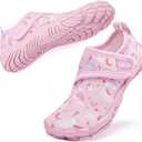 Racqua Toddler Girls Slip-On Kids Water Shoes Quick Dry Barefoot Swim Beach Aqua Shoes Water Park Outdoor Sport Shoes Cute Toddler Pink Unicorn 7
