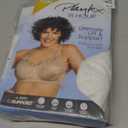 Playtex Womens Wireless Bra, Single Or 2-Pack, 18 Hour Ultimate Lift & Support Bras for Women (Plus (34DD, White)