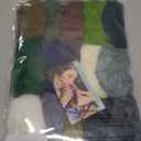 15 Pack x 20g Acrylic Yarn - Soft Knitting Yarn for Crocheting for Crafts Skeins for Crocheting DIY Bulk for Handicraft Knitting Scarves Ideal Gift for Beginners and Adults (VINTAGE STYLE)