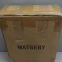 MATBEBY King Size Mattress Pad - Cooling Breathable Mattress Topper, Quilted Fitted Mattress Protector, Pillow Top Mattress Cover with 8-21" Deep Pocket, Soft, Machine Washable, White, 78x80 Inches