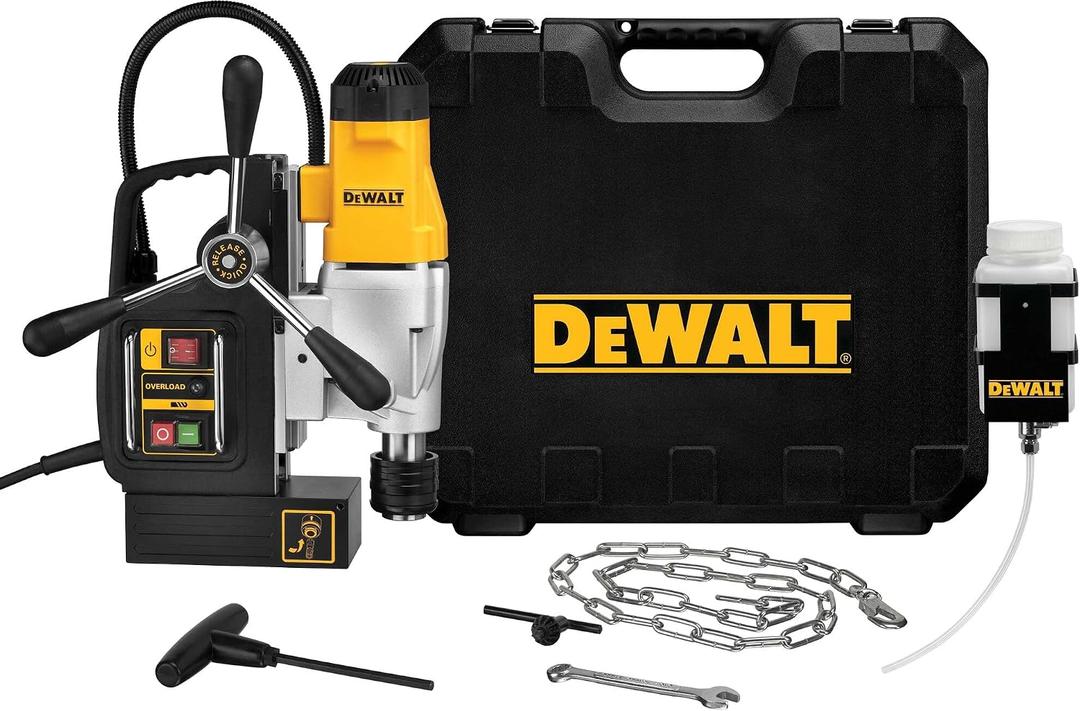 DEWALT Drill Press, Magnetic, 2-inch, 10-Amp with 2-Speed Setting (DWE1622K)