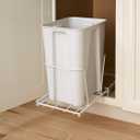 ClosetMaid Pull Out Trash Bin, 24-Quart, White