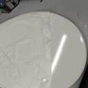 CHURCH Toilet Seat, Easy Clean Hinges Release for Deep Cleans, Durable Enameled Wood Seat, Round, Biscuit