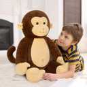 BENINY 30" Giant Plush Monkey - Super Soft & Huggable Stuffed Animal, Cuddly Toy & Pillow for Kids & Adults, for Bedtime & Playtime