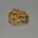 Benehair Messy Bun Hair Piece Scrunchy Updo Hair Pieces for Women Fluffy Wavy Hair Bun Scrunchies Donut Hairpiece Synthetic Chignons With Elastic Rubber Band Dark Blonde & Ash Blonde 1pc 25g