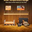 Smart Chicken Coop Heater, 200 Watts Chick Brooder Heating Plate Built-in Adaptive Temperature Sensor, Chicken Brooder Heater, Adaptable to Timer and Temp Controllers,UL-Compliant